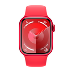 Умные часы Apple Watch Series 9 GPS, 41mm, Aluminium Case with Sport Band S/M, Red (Красный)