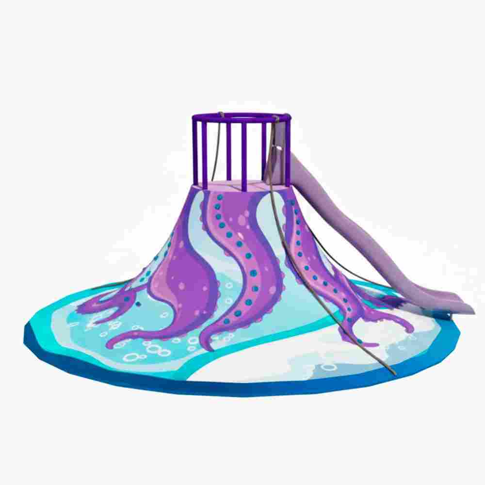 Горка скалодром «Лава-Спуск» 10×10×4,4 м