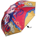 Зонт механический ветроустойчивый, матовая ручка «BESTzontik», японские мотивы аниме, длина 25см, d-110см