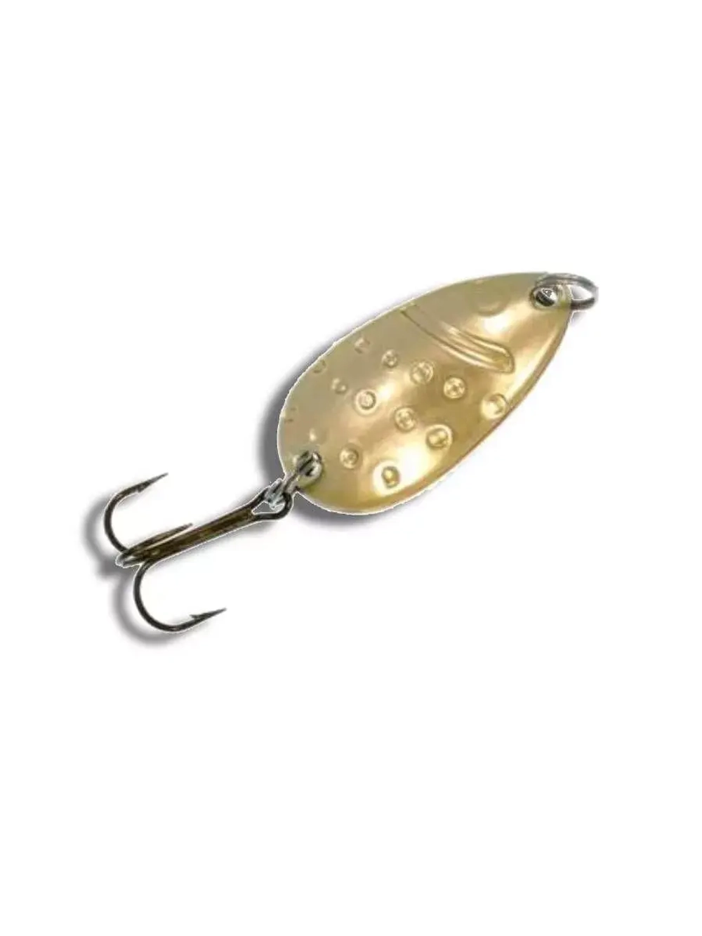 Блесна колебалка Ложка П пятнистая, 13 гр. желтый, матовый
