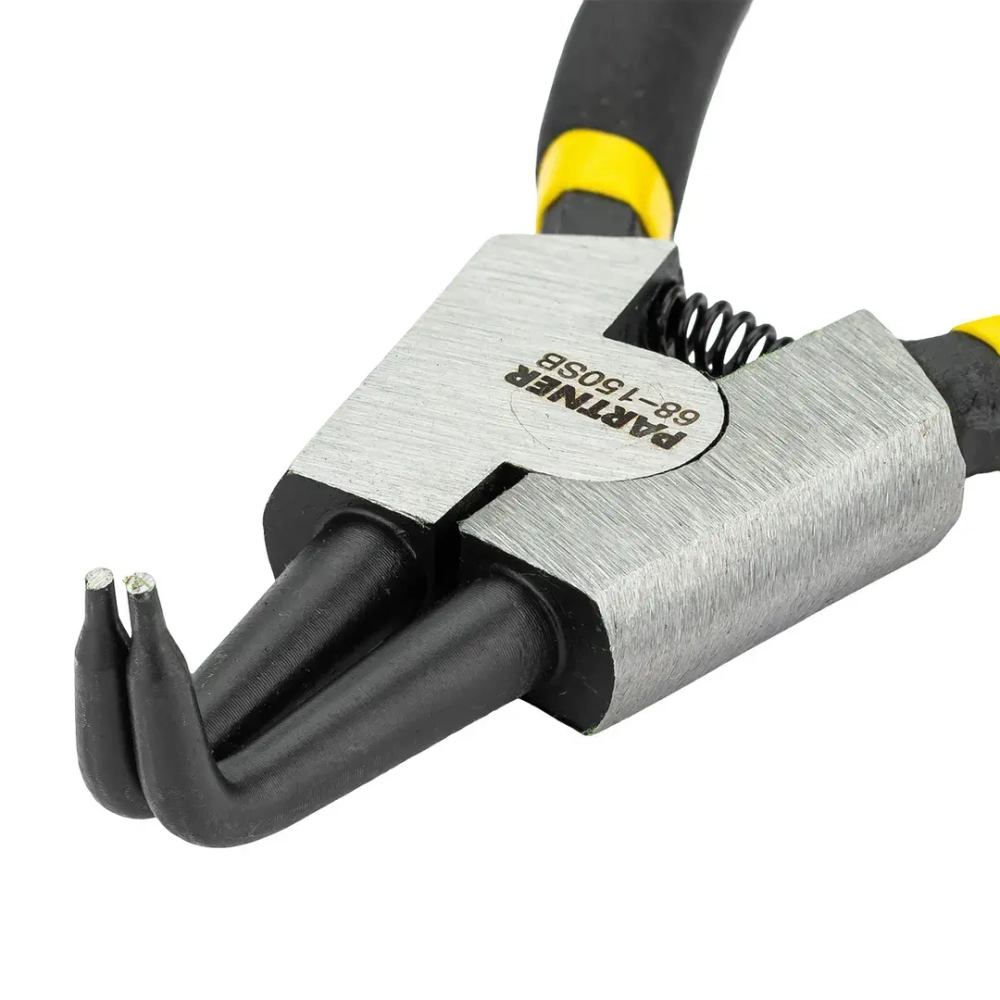 Съемник стопорных колец изогнутый на разжим (90°,L-150мм ), в блистере Partner PA-68-150SB