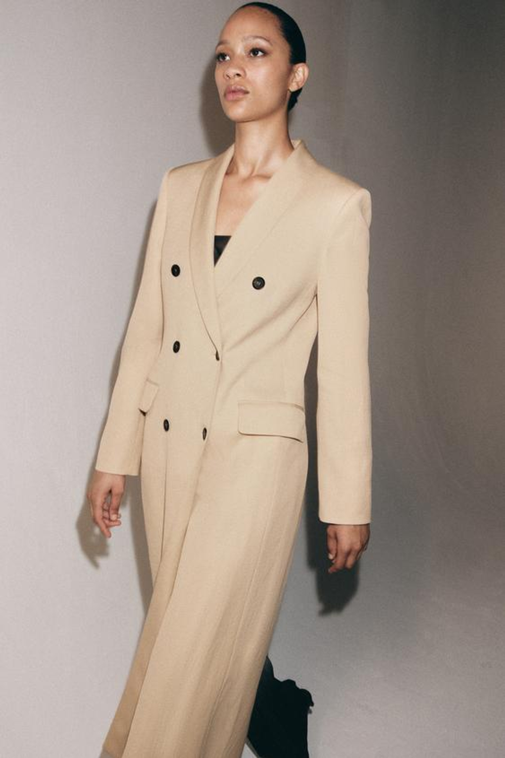 ZW COLLECTION КРУЗАЙ ДЛИННЫЙ ПАЛЬТО - ZARA