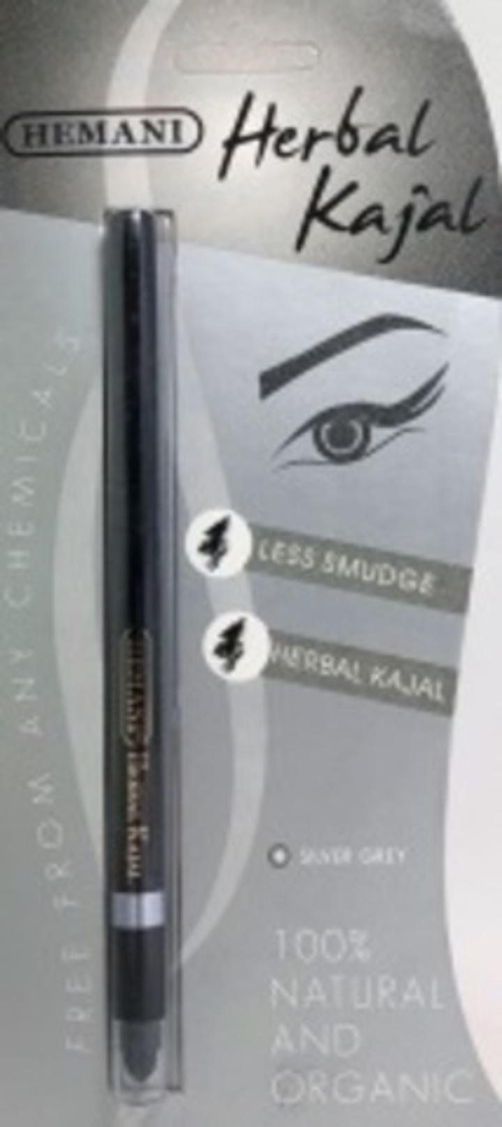 Подводка Hemani Herbal Kajal натуральная, цвет серебро
