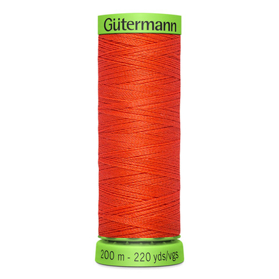 Нитки для тонких тканей Gutermann Extra Fine 150 (200 метров), 5 кат. | 155 яркий апельсин