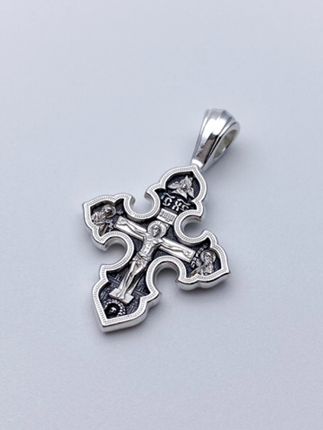 Крест из серебра/Частичное чернение