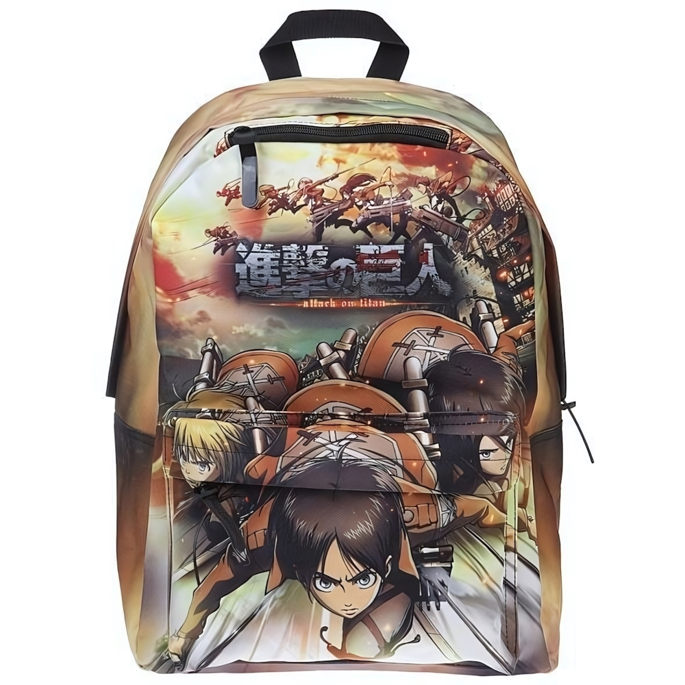 Рюкзак 42х29х16 см 1 отделение 2 кармана "Simple-Атака Титанов.Сезон 1-3" (Хатбер)