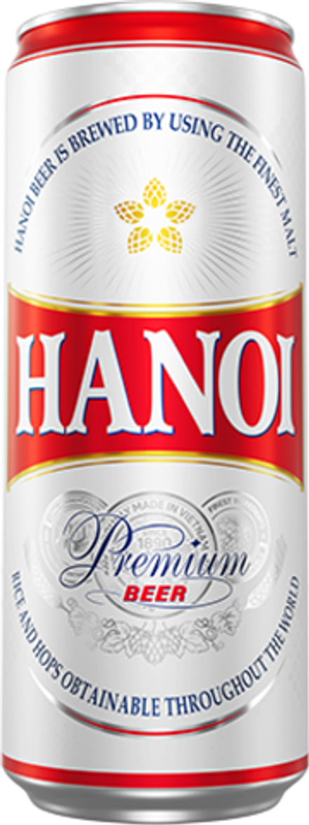 Пиво Ханой Премиум / Hаnoi Premium 0.33 - банка