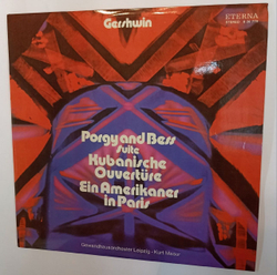 Винтажная виниловая пластинка Gershwin Gewandhausorchester Leipzig Kurt Masur Porgy And Bess Suite Kubanische Ouverture Ein Amerikaner In Paris (GDR 1976)
