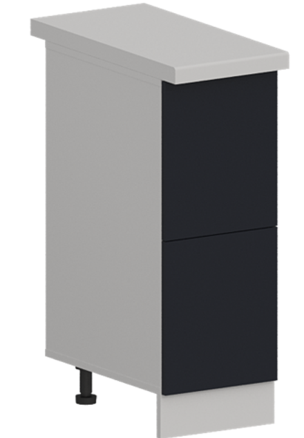 Кухня Модуль ШН2Я 300 Графит / Индиго