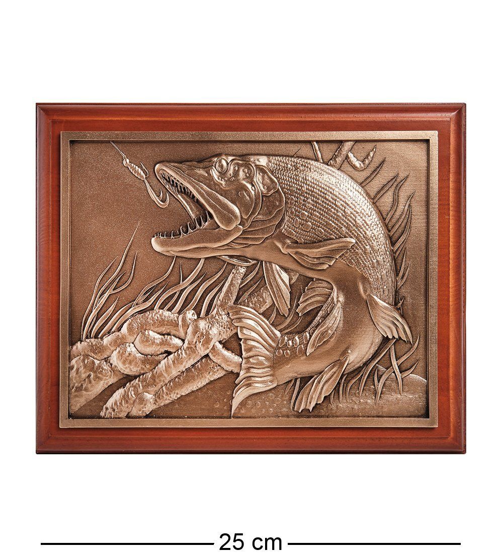 GAEM Art ПК-237 Ключница «Щука» мал. 20х25х9