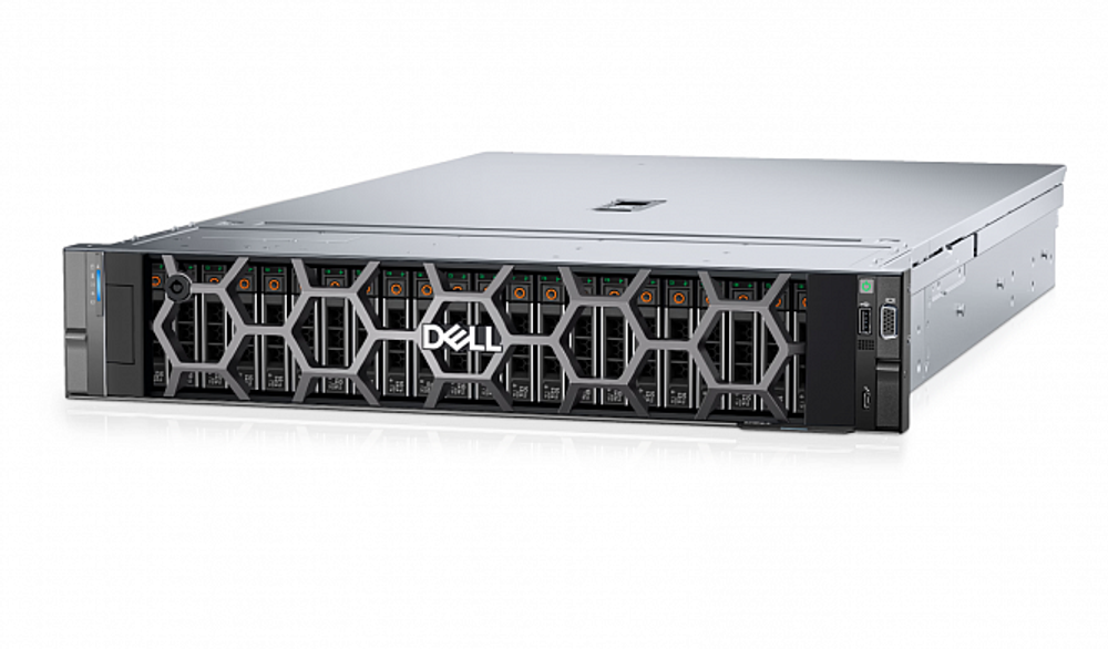 Dell PowerEdge R760 24B (24x2.5" NVMe) 2x 6444Y (3.6G,16C,45M,270W), 2x16GB RAM, 2x960GBNVMe RI, 2x6,4TB NVMe MU, Dual PERC H965i+H965i, Single1400W PS, Brdcm 57504 QP 25GbE, Broadcom 5720 Dual Port 1GbE Optional LOM, TPM 2.0 V3, bezel, Rails