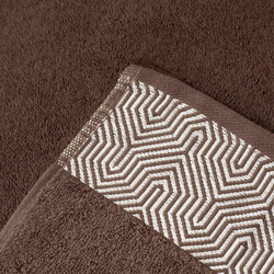 Полотенце махровое Калипсо 70х140 коричневое