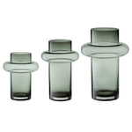 Ваза vayr, 30 см, серая