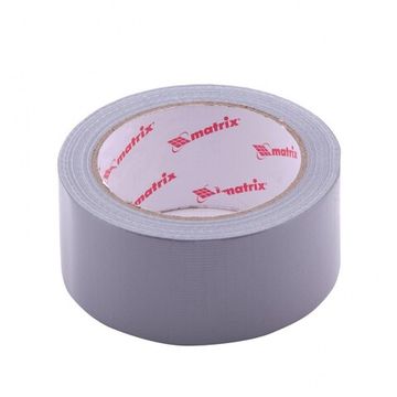 Лента армированная, влагостойкая, 48мм х 25м, серебристая Matrix 89068