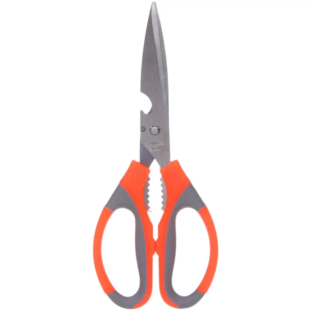 Ножницы кухонные 21см с орехоколом и открывашкой K024