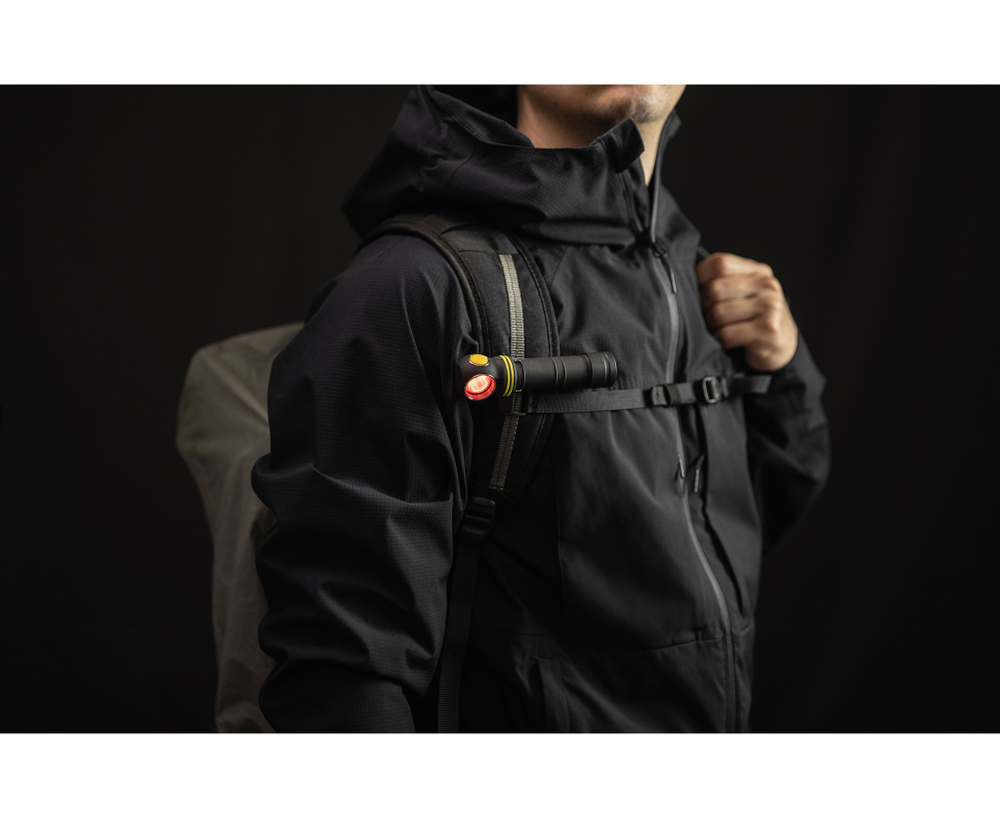 Мультифонарь светодиодный Armytek Elf C2 Max WR, 2500лм, белый и красный свет, аккумулятор