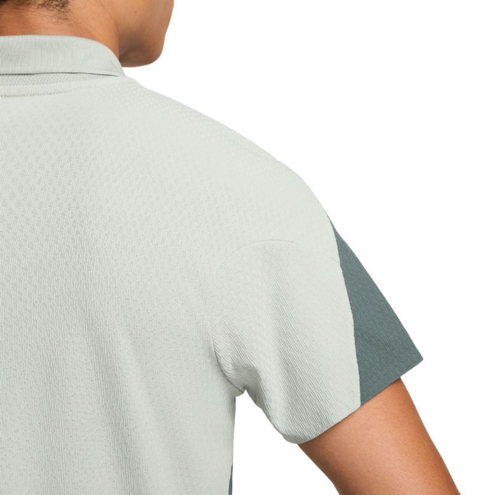 Мужское теннисное поло Nike Court Slam Ultimate Dri-Fit ADV Tennis - зеленый