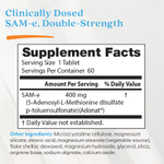 Doctor's Best, SAM-e, 400 мг, 60 таблеток, покрытых кишечнорастворимой оболочкой