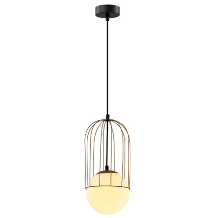 Светильник подвесной (подвес) Rivoli Bethany 4107-201 1 * Е14 40 Вт дизайн потолочный шар