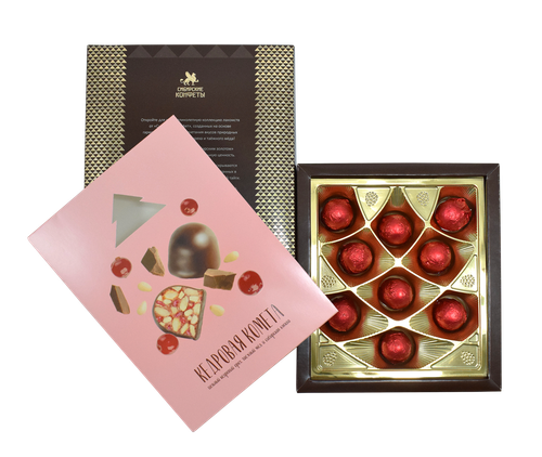 Кедровая комета с клюквой / 120 г / ТМ Сибирские конфеты