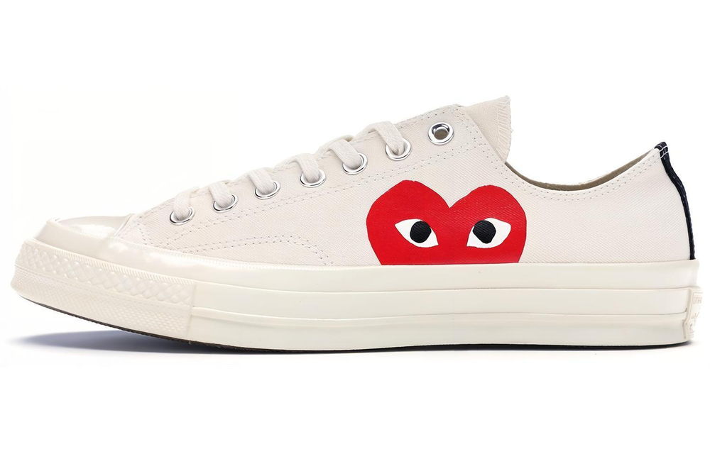 Кеды CDG x Converse 1970s Chuck Taylor All-Star Ox Comme des Garcons PLAY White, 150207C