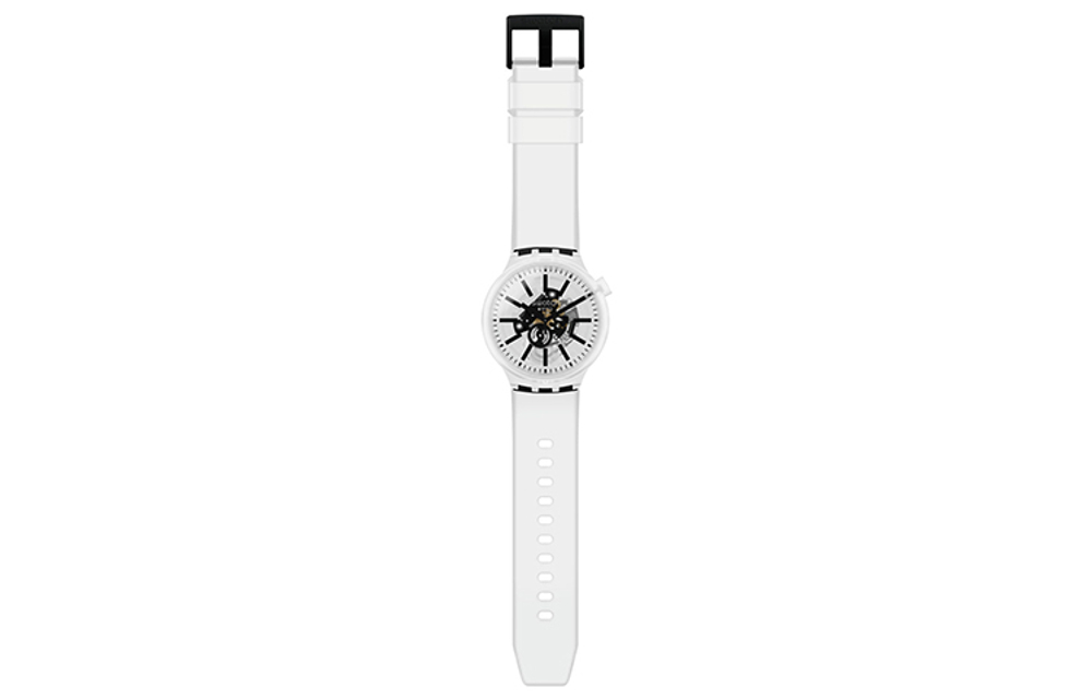 SWATCH Women's 47mm Skeleton Watch SO27E101