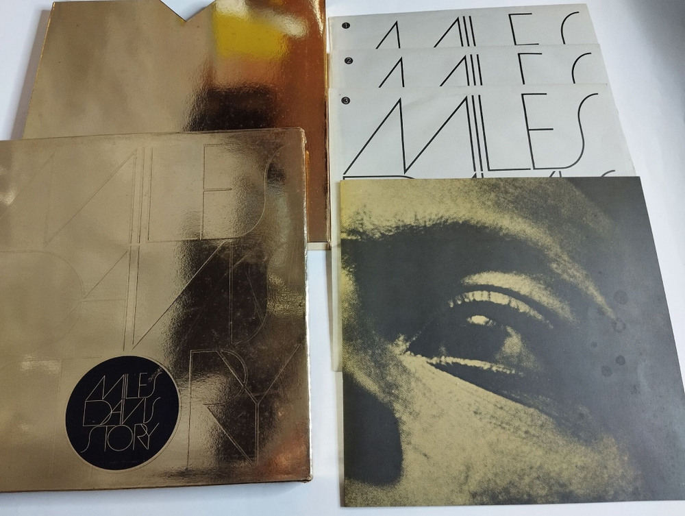 Винтажная виниловая пластинка LP Miles Davis Story Vol. 1 3LP BOX (Japan 1972) (No Obi) (Promo)
