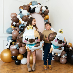 Фигура "Малыш-щенок в короне"