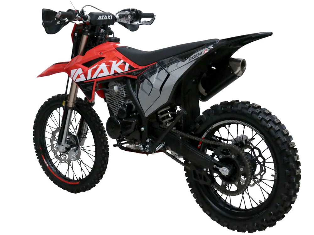 Мотоцикл кроссовый эндуро ATAKI S004-R 300 (4T PR300) 21/18 (2024 г.)