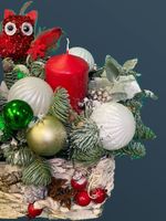 Новогодняя корзинка с Совой
