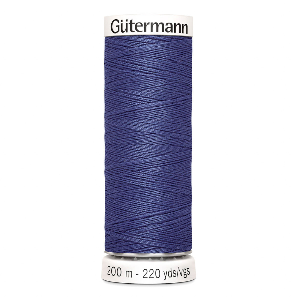 01 Нить Sew-All 100/200 м для всех материалов, 100% полиэстер Gutermann 748277 (759 сине-голубой)