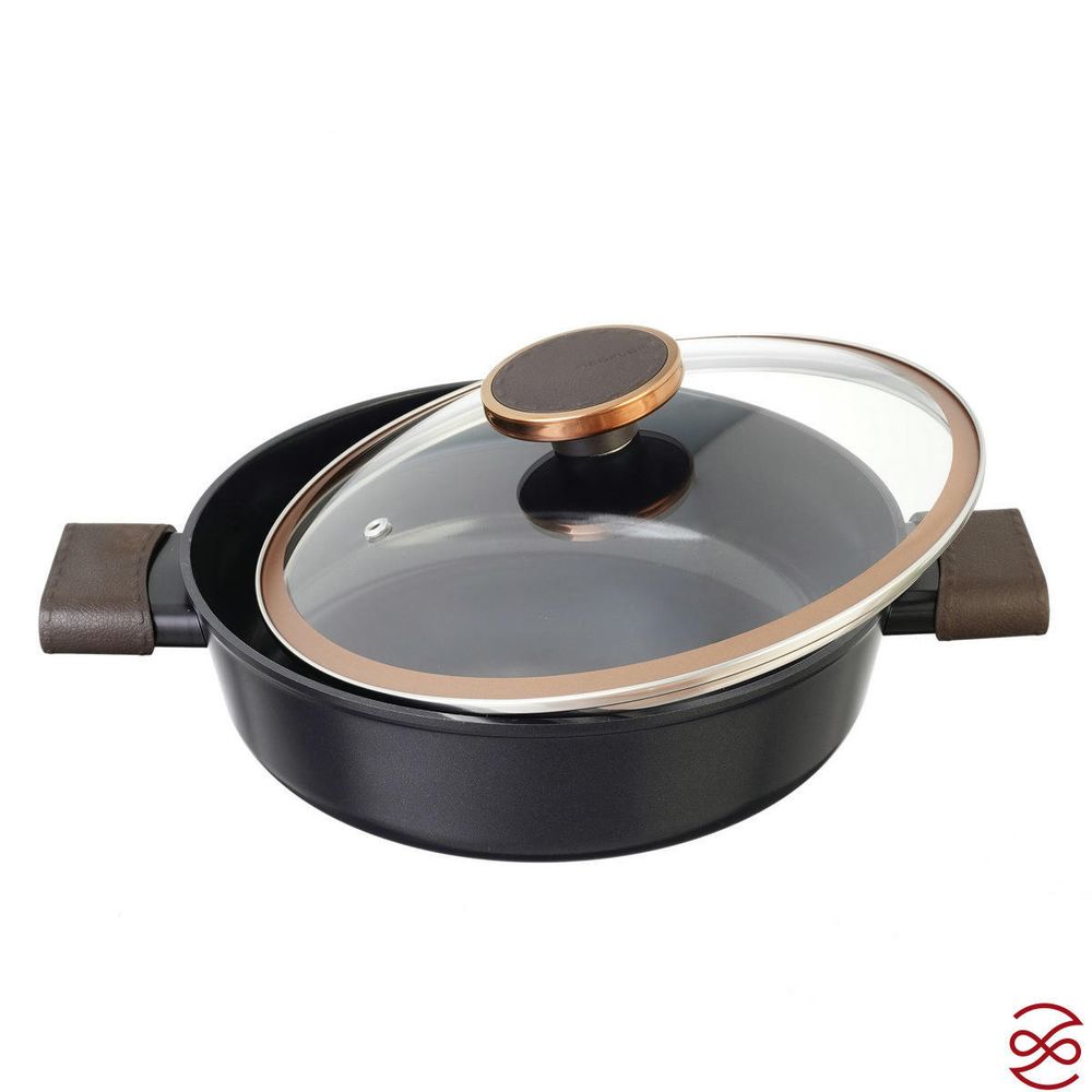 Жаровня со стеклянной крышкой Neoflam Noblesse 2,7 л, 24 см (индукция)