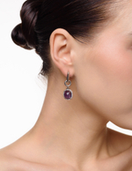 Серьги из аметиста