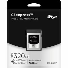 Wise Advanced 320ГБ CFX-B Pro Series CFexpress Карта памяти