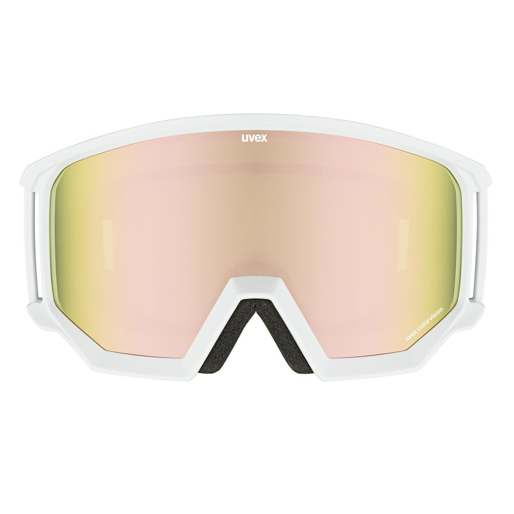 UVEX очки ( маска) горнолыжные 0527-1130 0 uvex athletic CV white m SL/rose-green