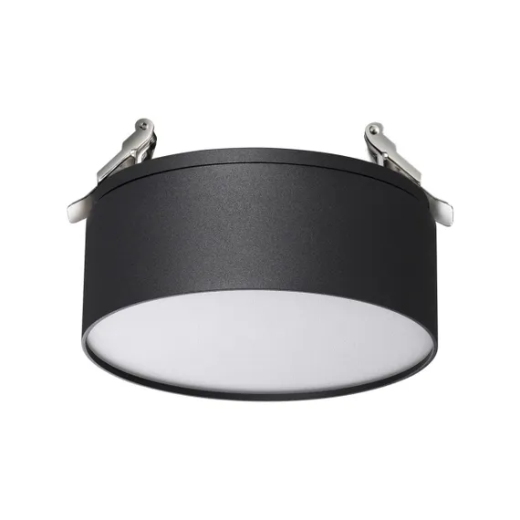 358753 SPOT NT21 449 черный Светильник встраиваемый светодиодный IP20 LED 24W 4000K 2100Лм 100-265V PROMETA