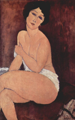 Amedeo Modigliani (1884-1920) - эротическое искусство итальянского художника Амедео Модильяни