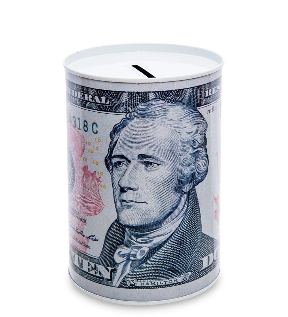 BX- 47/4 Металлическая копилка мал. «10 Долларов»