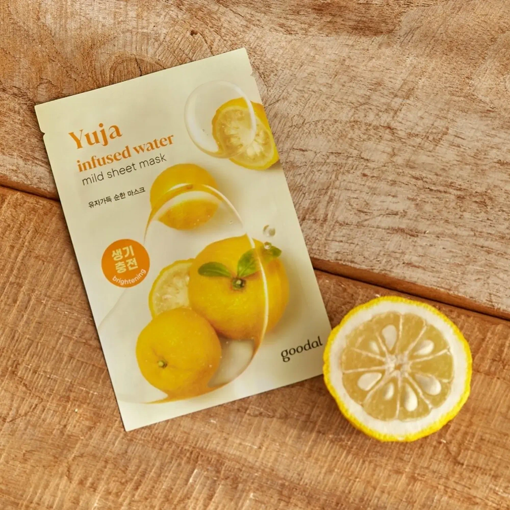 Goodal Yuja Infused Water Mild Sheet Mask 1шт