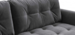 Диван Престон Велюр Монолит серый