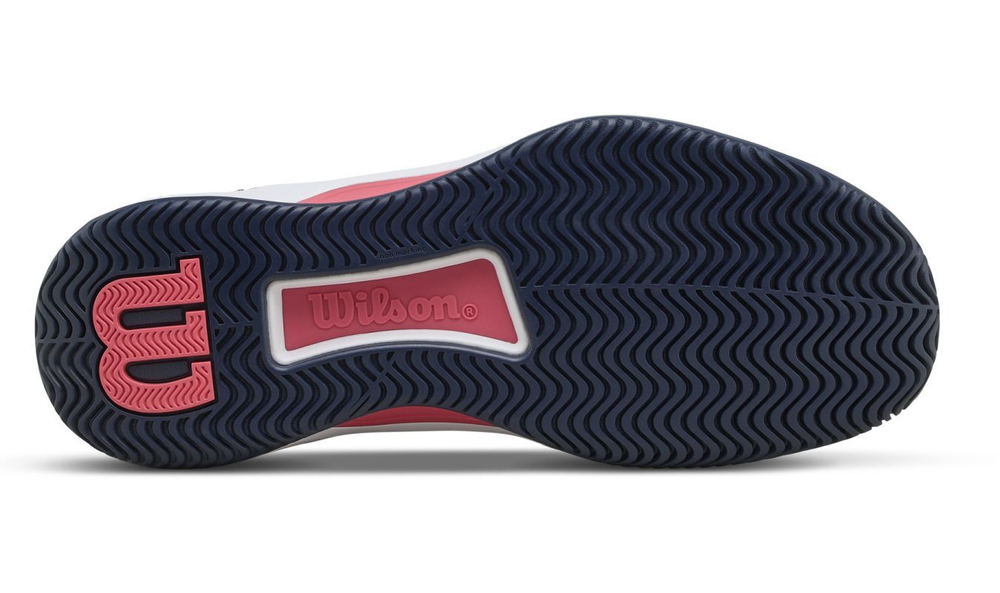 Женские Кроссовки теннисные Wilson Intrigue Tour - white/navy blazer/dubarry