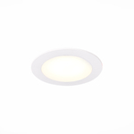 Светильник встраиваемый LED 6W 3000K  330Lm Ra80 110° IP20 D117xH18 90-265V