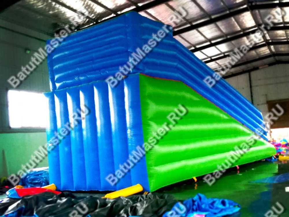 Надувная горка для зорба "Blue ramp"