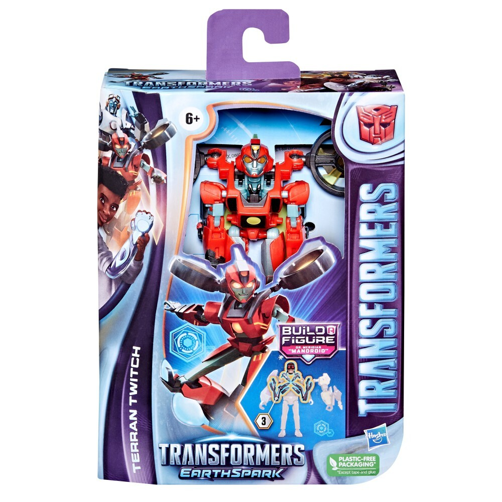 Hasbro Transformers EarthSpark - Terran Twitch Deluxe Figure F6734 / артикул   F6231 F6734  / GTIN 5010994183301