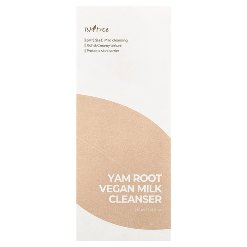 ISNtree, Веганское очищающее молочко из корня ямса, 220 мл (7,43 жидк. унц.)