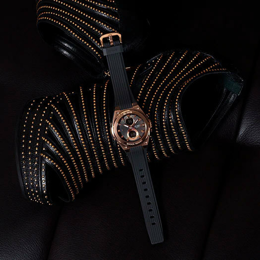 Японские наручные часы Casio Baby-G MSG-C100G-1AER с хронографом