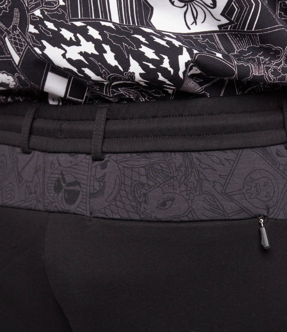 спортивные штаны hurley 1 lotus BOSS GREEN - черный(50462464)