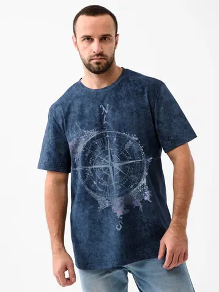 Футболка мужская "Роза ветров"