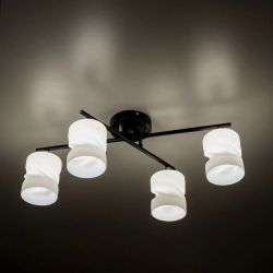 Citilux Нильс CL132145 Люстра потолочная Чёрная