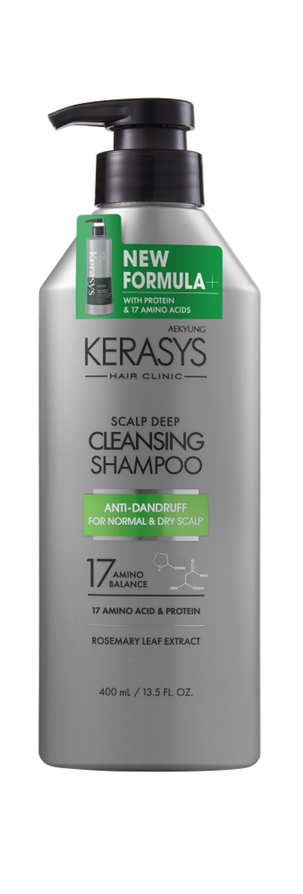 KERASYS Шампунь для волос ЛЕЧЕНИЕ КОЖИ ГОЛОВЫ освежающий 400 мл